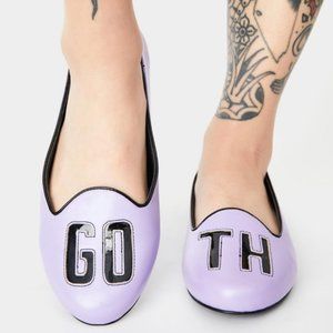 Strange Cvlt - Goth Pastel Purple Flats